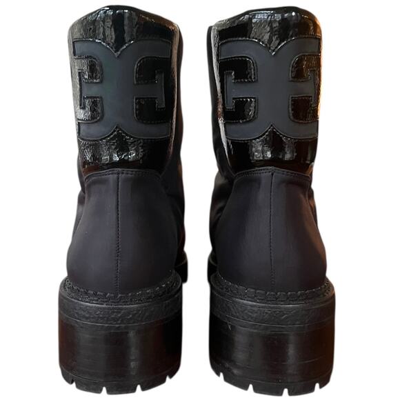 NEW Sam Edelman Black Jalissa Boots Water Resistant Chunky Heel Zipper Women's 9 - Picture 6 of 8